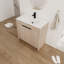 Meuble-lavabo simple 36,24 po avec comptoir en céramique Parkstone-2134110822