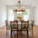 Clifden 6 - Light Dimmable Wagon Wheel Chandelier