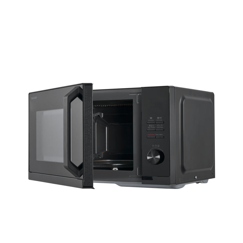 Sharp 44cm 800W - Watt Countertop Microwave, Black