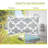 Trellis Geometric Outdoor Reversible Throw Pillow