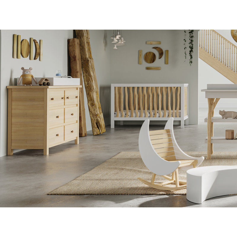 Milk Street Baby Branch Changer Tray (Snow), White