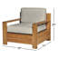 Chaise en teck Miguelina avec coussins Sunbrella-2076214811-2076214813