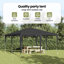 vidaXL Party Tent Polyethylene and Steel Event Outdoor Canopy Garden Shade Sun-221664425-221664424