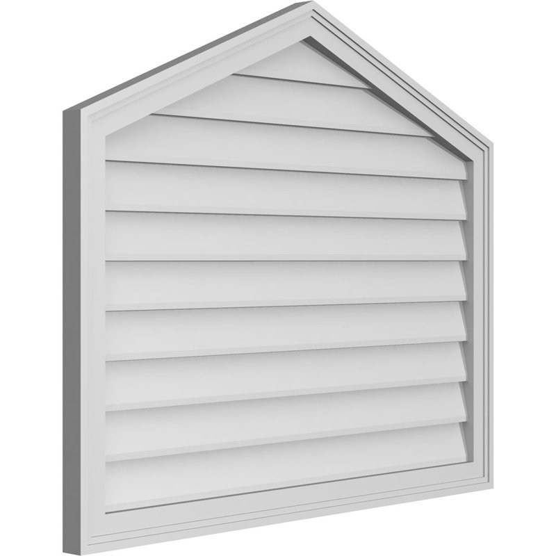 Ventilé à pignon non-fonctionnel Signature, H 32 po x l 38 po x P 1,5 po