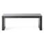 47,79 po. Long banc en bois noir, décor et polyvalent, assemblage rapide, hauteur 17,48 po, esthétique, durable et facile à installer-130904682