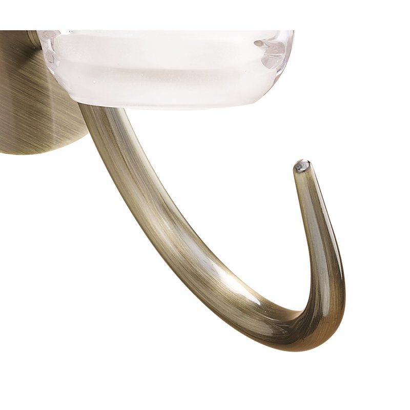 Wawona Armed Sconce, No, Brass