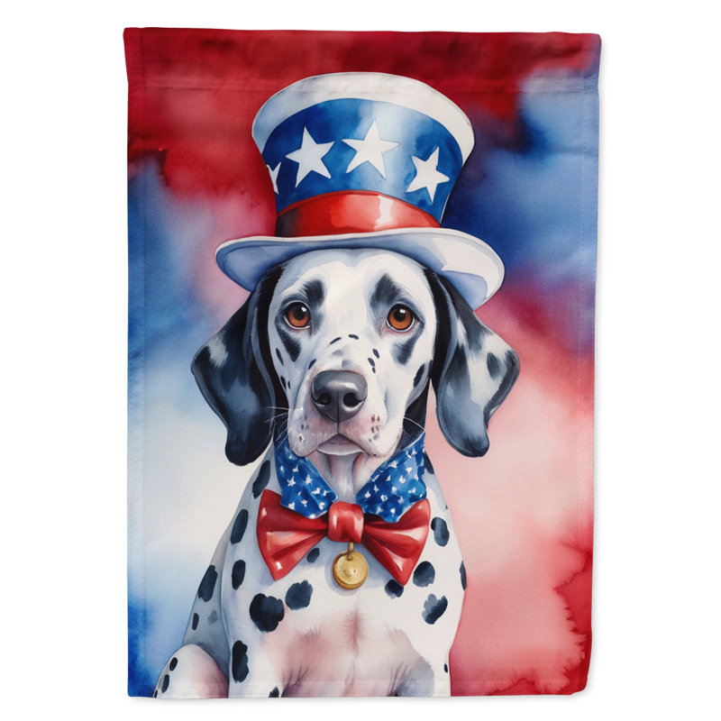 Drapeau patriotique du jardin américain, Dalmatien