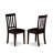 3 Piece Modern Dining Table Set Contains a Round Kitchen Table and 2 Faux Leather Kitchen Dining Chairs, 42x42 Inch, Cappuccino-1648228296-1738559375