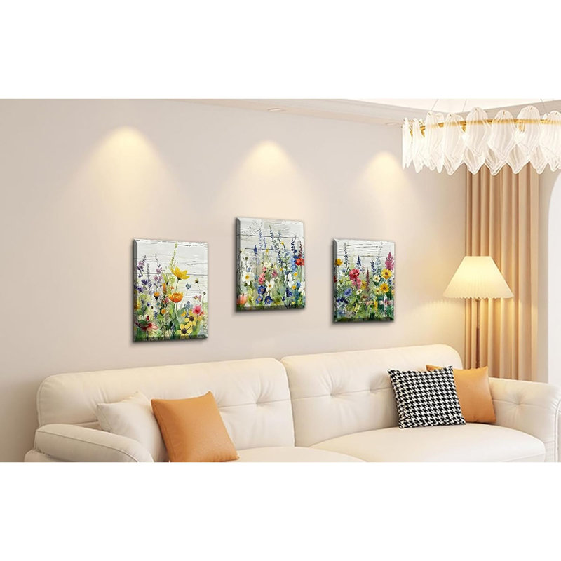 3 Piece Wrapped Canvas Print