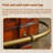 68.9" Vintage Mahogany Solid Wood Bar Table with Natural Marble Top and Intricate Carved Detailing