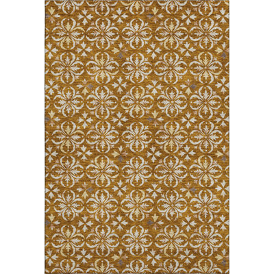 Premium Machine Washable Prisco Paprika Rug
