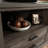 File Credenza With Adjustable Shelf, Brown Finish
