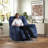 Microfiber/Microsuede and Wood Frame Power Lift Recliner with Heated Massage -1921244519