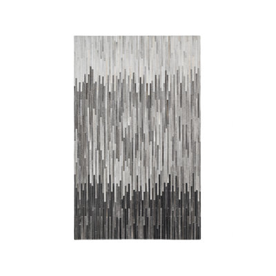 Cowhide Striped Indoor Rug
