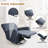 Saidee Upholstered Manual Swivel Rocker Recliner Chair-1246545169