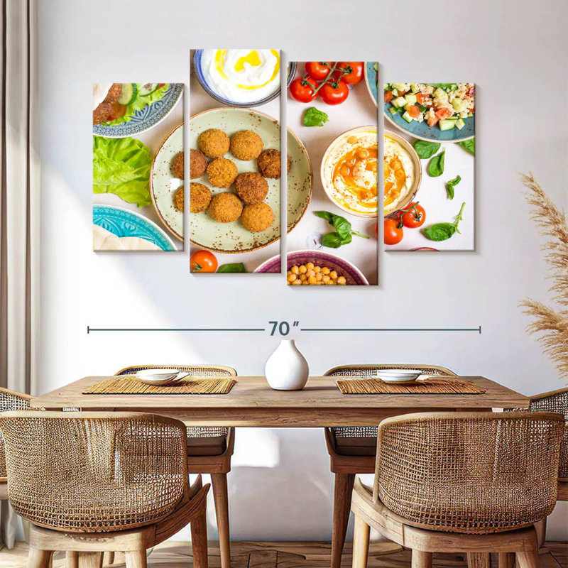 Yarlin Middle Eastern Dishes, 42" H x 68" W