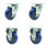 4 Piece Polyurethane Caster Set