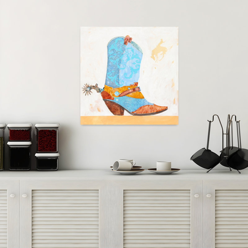 Boy Boy, art abstrait contemporain, 18" H x 18" W
