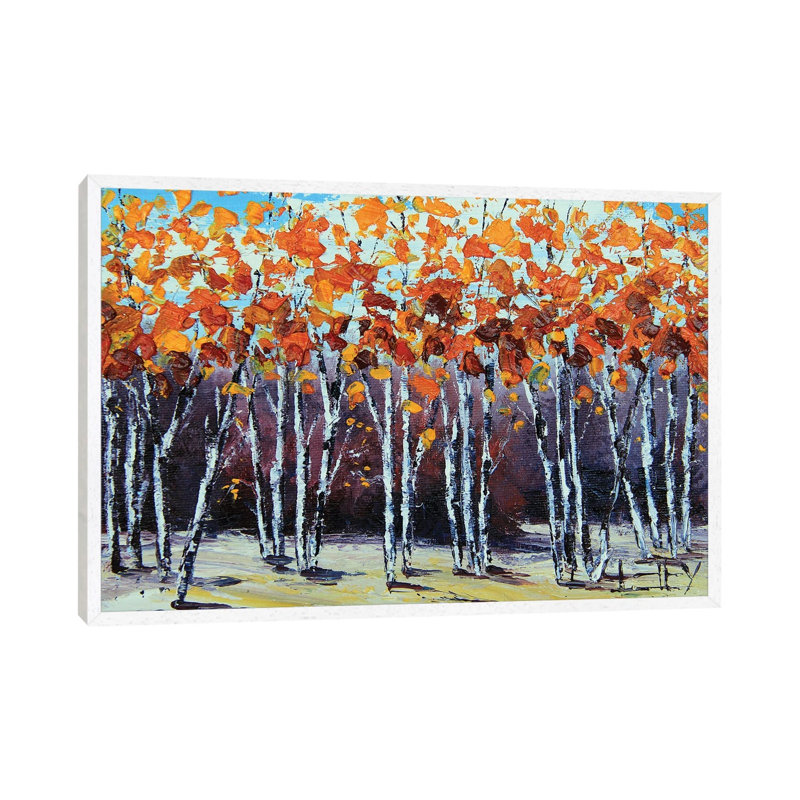 Autumn Colors by Lisa Elley - Gallery-Wrapped Canvas Giclée on Canvas, 66.04 cm H x 45.72 cm W, White Framed