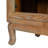 Retro 4-Door Sideboard With Large Storage Space Artificial Rattan Doors And Transparent Glass-1069559908