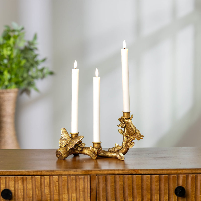 Porte-bougie papillon