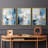 Abstract  Series  CLXXVIII  -Set Of 3 Framed Giclee Prints -Ready to Hang-107251834-107251832