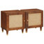40cm W Solid Wood Bedside Table