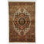Canvello Hand Made Traditional Medallion Indo Indo Rug - 3'10'' X 6'0''