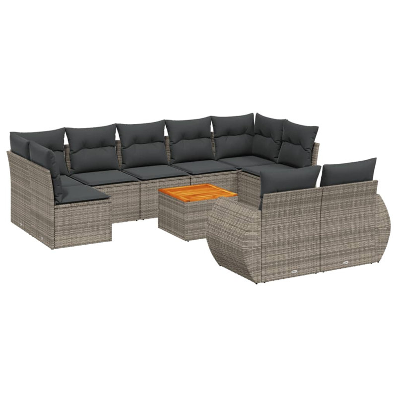 Ensemble de canapé de jardin Vidaxl