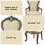 Ensemble de 2 chaises avec accoudoirs Latisha