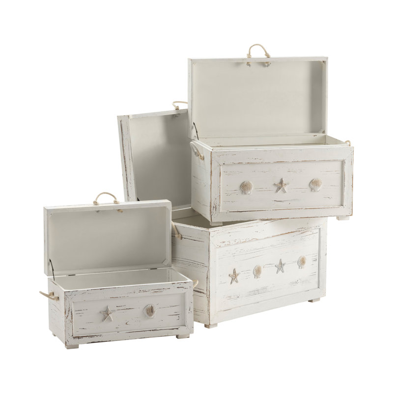 Banta 3 Piece Solid Wood Accent Trunk