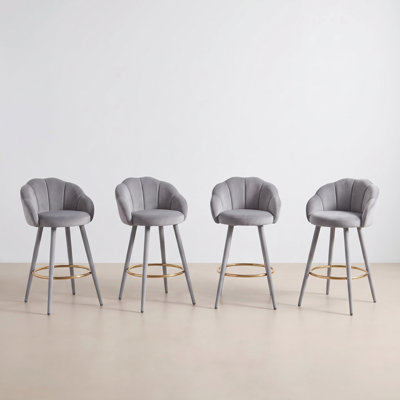 Yes Bar Stool with Iron Frame