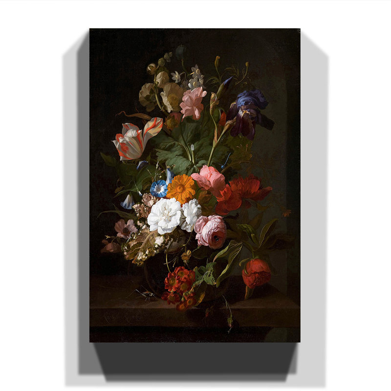 Rachel Ruysch - Wrapped Canvas Painting, 76cm H x 50cm W