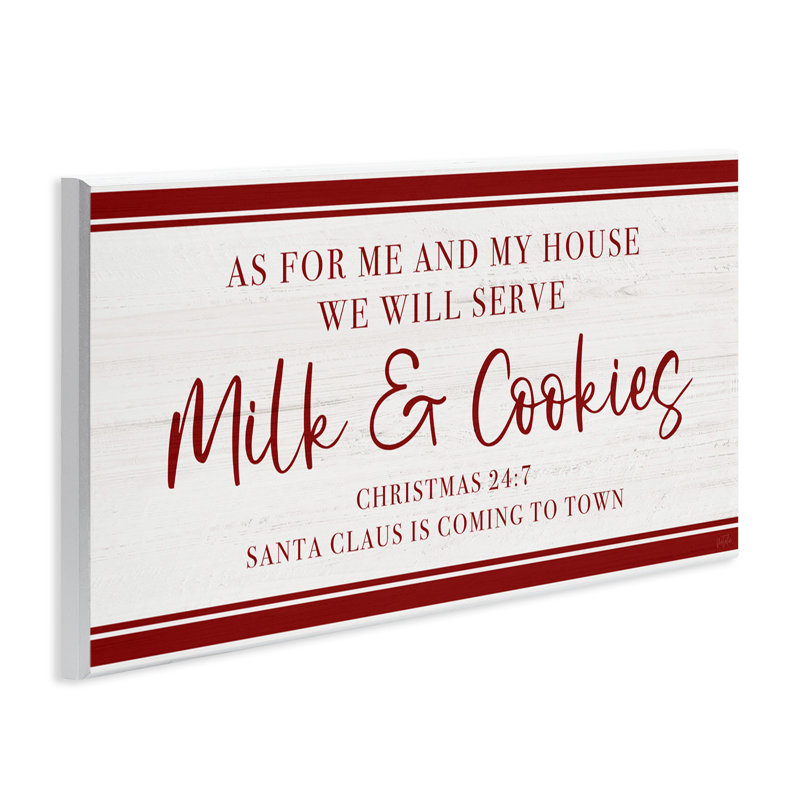 We We Serve Milk & Cookies, plaque murale par Natalie Carpentieri