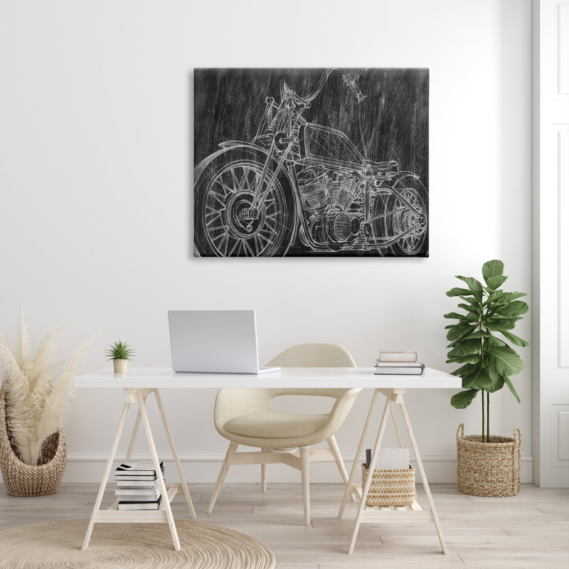 Croquis «Monotone» par Ethan Harper - impression, Toile tendue, H 36 po x l 48 po