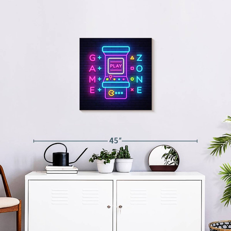 Senne Game Room, 20" H x 20" W