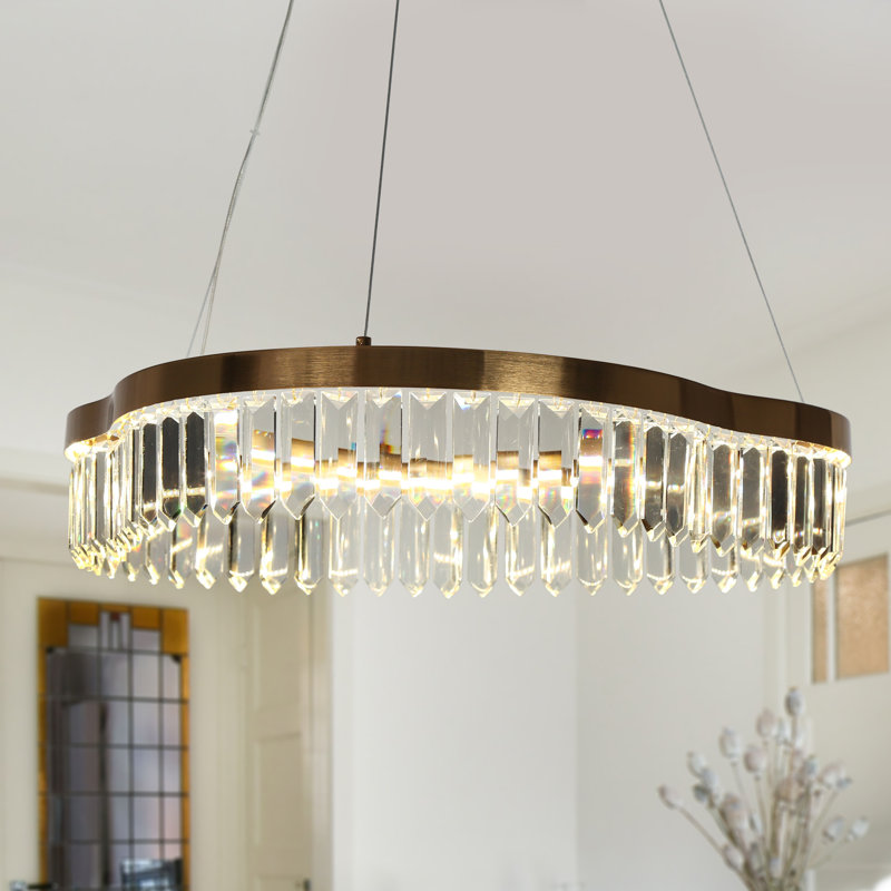 Lustre en cristal à DEL Josse