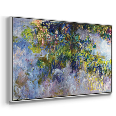 «Wisteria [1]», reproduction encadrée sur toile par Claude Monet