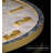 Golden White Seashell Metal Wall Clocks-110359709