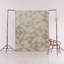 Tapis décoratif à motif géométrique triangulaire beige et gris-1576162467