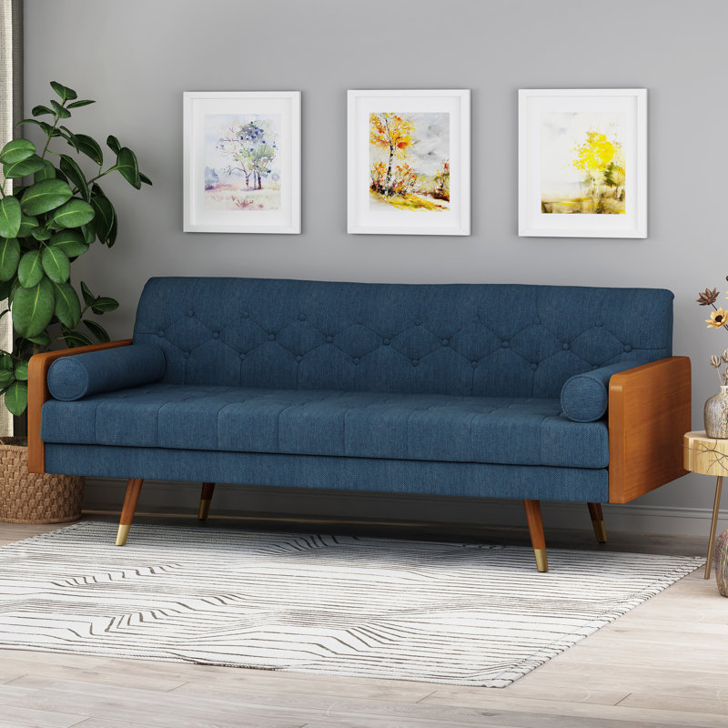 Superbe en bleu marine, style Mid-Century moderne avec style