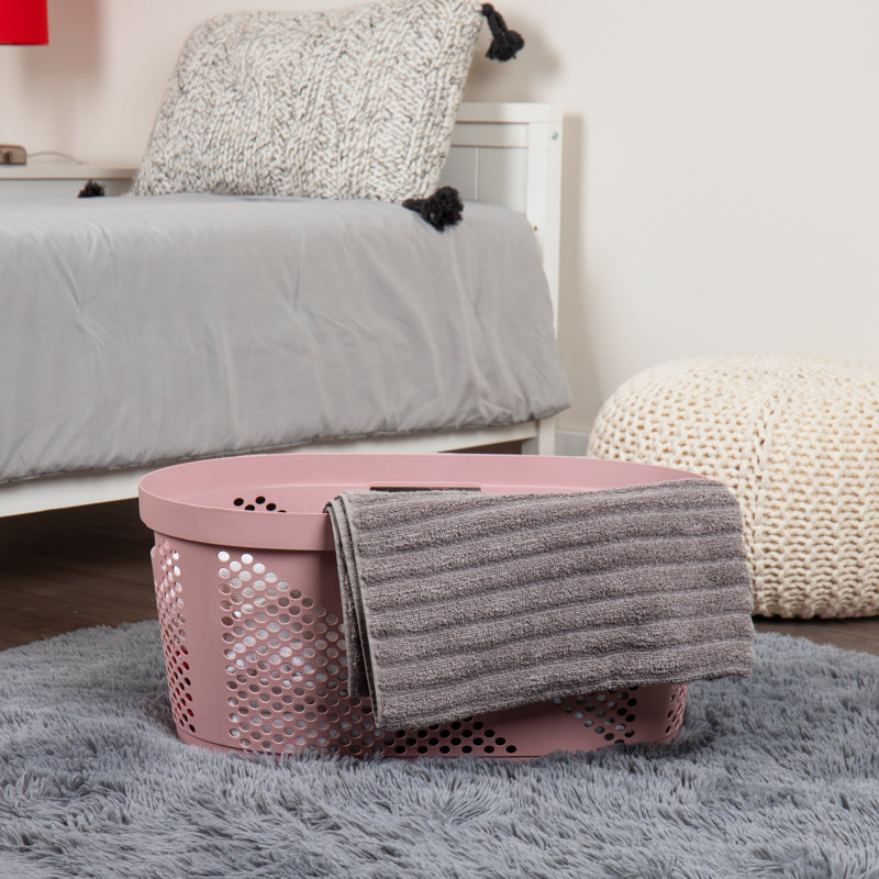 Plastic Laundry Basket with Handles