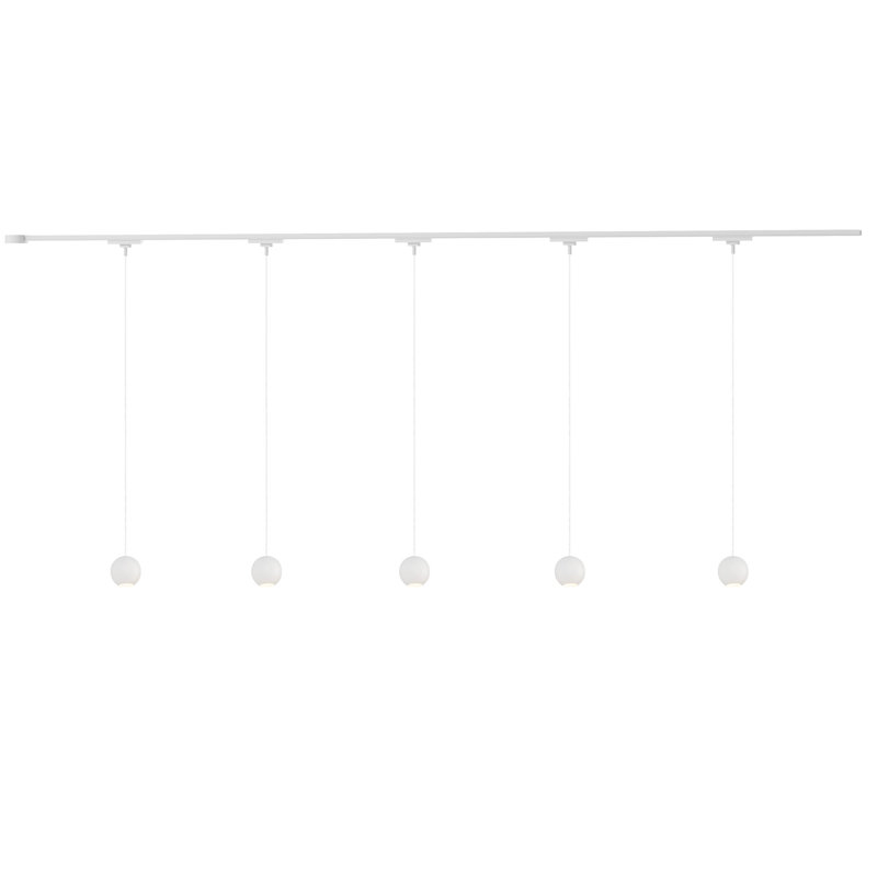 Faria 81-in Gold dimmable LED Trilo Ceiling Kit, Natural