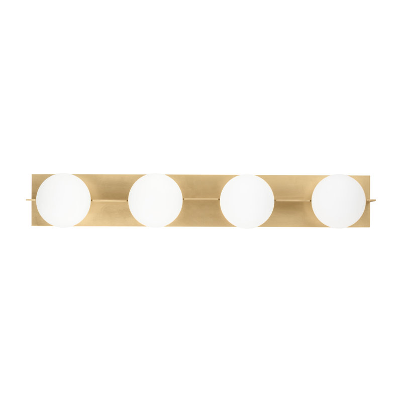 Orbel 4 - Light Bath Bar, Natural Brass