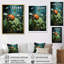 Coccinelle fleurissant jardin émeraude sur toile-1621347459-1621347462