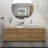 15.69"X15.69" White Ceramic Square Vessel Bathroom Sink