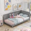 Lit de jour simple en bois gris - conception polyvalente pour différents styles de style classique avec accoudoirs et-2022754931-2022754932