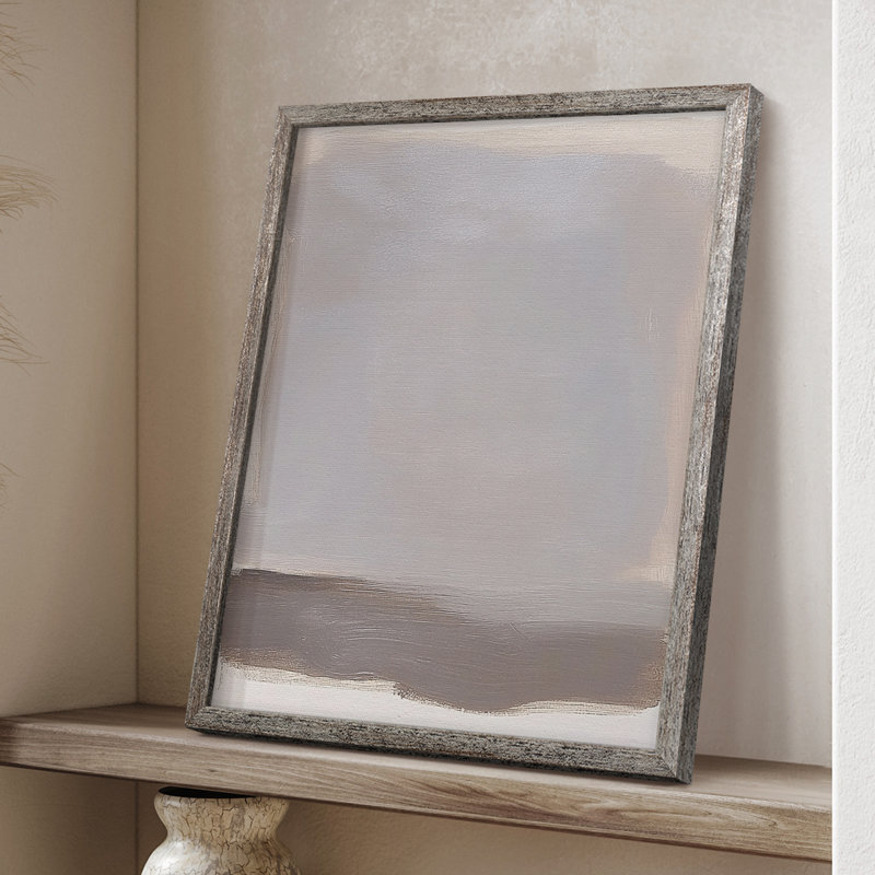 ABSTRACT Series DCCXV III, reproduction encadrée - bois massif, H 30 po x l 24 po
