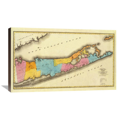 " New York - Suffolk County, 1829 " by David H. Burr