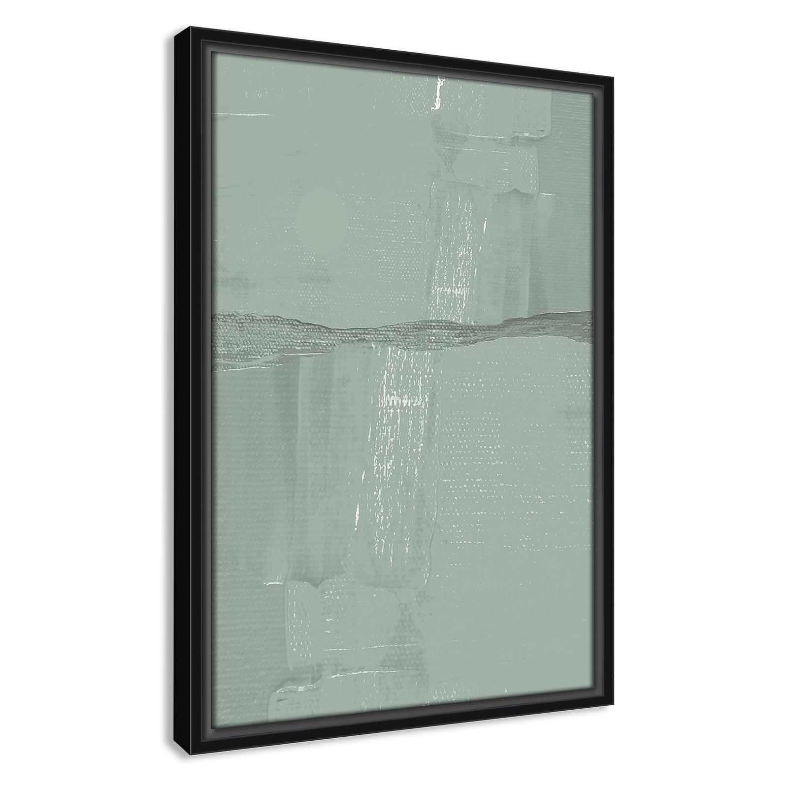 Attica "Sage Abstract" Print, 19.5" H x 13.5" W x 2" D, Black